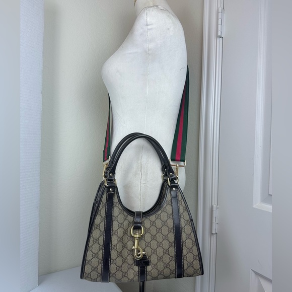 GUCCI GG JACKIE O SHOULDER BAG - Picture 15 of 16